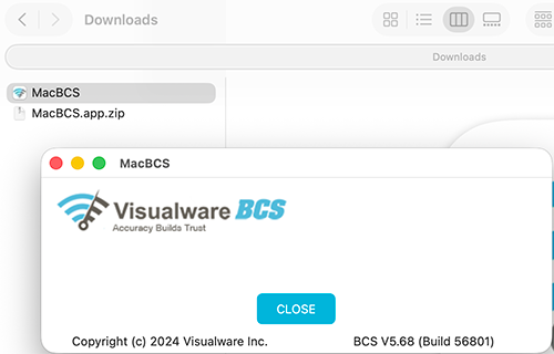 Run the BCS macOS