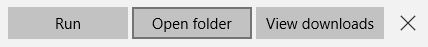 Edge open folder