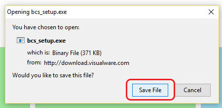 Firefox save dialog