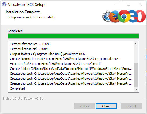 Installation complete